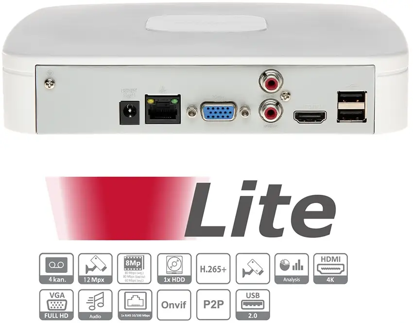 Dahua NVR2104-4KS3 rejestrator IP